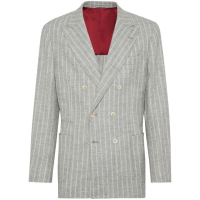 Brunello Cucinelli Blazer 'Striped' pour Hommes