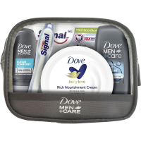 Dove 'Men + Care' Toiletry Bag Set - 6 Pieces