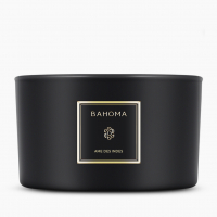 Bahoma London 'Obsidian Fragranced' 3 Wicks Candle - Ame des Indes 400 g