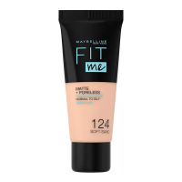 Maybelline 'Fit Me! Matte + Poreless' Foundation - 124 Soft Sand 30 ml