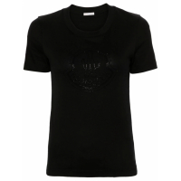 Moncler 'Rhinestone-Logo' T-Shirt für Damen