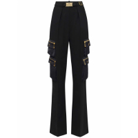 Elisabetta Franchi 'Belted Straight' Hose für Damen