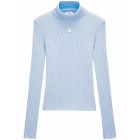 Courrèges Women's 'Ribbed-Knit' Long Sleeve top