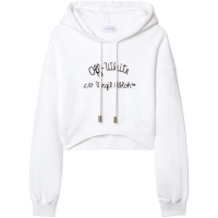 Off-White Sweatshirt à capuche  'Embroidered-Logo' pour Femmes