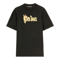 Palm Angels T-shirt 'Logo-Print' pour Hommes