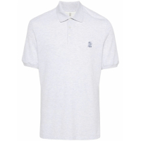 Brunello Cucinelli Polo 'Logo-Print' pour Hommes