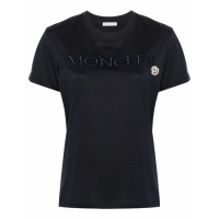 Moncler T-shirt 'Logo-Embroidered' pour Femmes