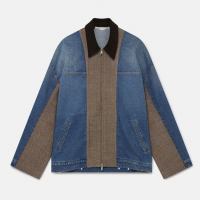 Stella McCartney Veste en jeans 'Hybrid Panel' pour Femmes