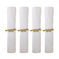 Aulica Napkin Rings Hearts Set Of 4