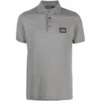 Dolce & Gabbana Men's 'Logo-Plaque' Polo Shirt