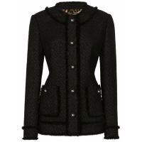 Dolce & Gabbana Veste 'Logo-Engraved Buttoned' pour Femmes