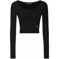 Dolce & Gabbana Crop Top 'Ribbed' pour Femmes