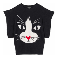 Marc Jacobs Women's 'Cat' Short-Sleeve Sweater