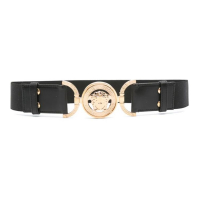 Versace Women's 'Medusa Head-Buckle Elastic' Belt