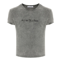 Acne Studios T-shirt 'Blurred Logo' pour Femmes