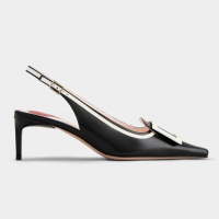 Roger Vivier 'Viv' Canard' Pumps mit Fersenriemen für Damen