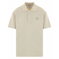 Maison Kitsuné Men's 'Bold Fox Head Patch' Polo Shirt