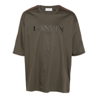 Lanvin Men's 'Logo-Embroidered' T-Shirt