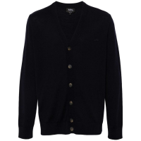 A.P.C. Men's 'Logo-Embroidered' Cardigan