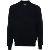 A.P.C. Men's 'Jacob' Long-Sleeve Polo Shirt