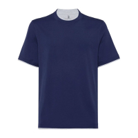 Brunello Cucinelli T-shirt 'Layered-Effect' pour Hommes