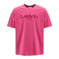 Lanvin Men's 'Embroidered Logo Design' T-Shirt