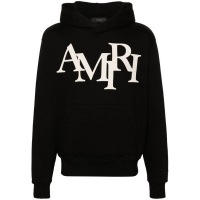 Amiri Sweatshirt à capuche  'Staggered Logo-Appliqué' pour Hommes