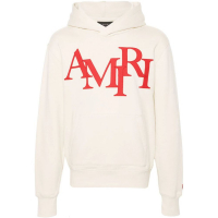 Amiri Sweatshirt à capuche  'Staggered Logo-Appliqué' pour Hommes