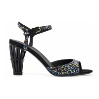 Salvatore Ferragamo Sandales à talon 'Cage And Crystal' pour Femmes