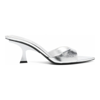 The Attico Women's 'Metallic' High Heel Mules