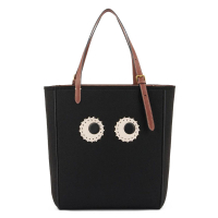 Anya Hindmarch Women's 'Small N/S Eyes Felt' Tote Bag