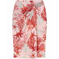 Versace Women's 'Barocco Sea Gathered' Midi Skirt