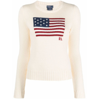 Polo Ralph Lauren Pull 'Flag-Intarsiajumper' pour Femmes