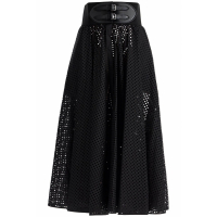 Alaïa Women's 'Perforated' Midi Skirt