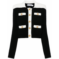 Self Portrait Cardigan 'Contrast-Trim' pour Femmes