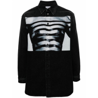 Jean Paul Gaultier 'Body Mariniere-Print' Hemd für Damen