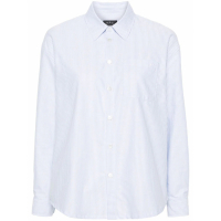 A.P.C. Women's 'Logo-Embroidered Striped' Shirt