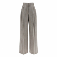 Brunello Cucinelli 'Wide Pinstripe' Hose für Damen