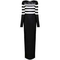 Jean Paul Gaultier Women's 'Logo-Embroidered' Maxi Dress