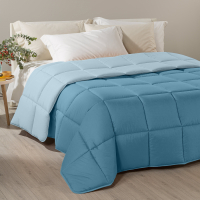 Caleffi Modern Blue Quilted Bedspread - Super King size bed