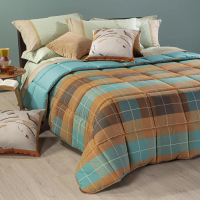 Caleffi Berry Quilted Bedspread Amber - Single size bed