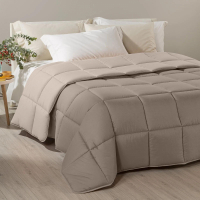 Caleffi Modern Hazelnut Quilted Bedspread - Single size bed