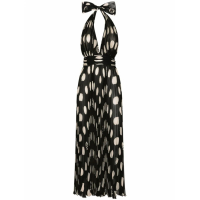 Dolce&Gabbana Women's 'Polka-Dot Pleated' Midi Dress