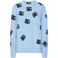 Dolce&Gabbana Pull 'Logo Embroidered Jumper' pour Femmes