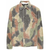 Palm Angels Veste en jeans 'Camouflage-Pattern' pour Hommes