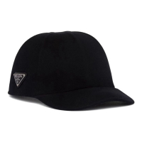 Prada Men's 'Triangle-Logo' Baseball Cap