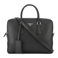 Prada Men's 'Triangle-Logo' Briefcase 