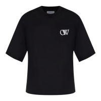 Off-White T-shirt 'Logo-Embroidered' pour Femmes