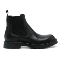 Gucci Men's 'Web Stripe-Trim' Chelsea Boots