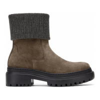 Brunello Cucinelli 'Monili- Block-Heel' Stiefeletten  für Damen